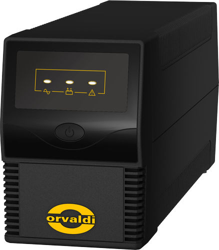 Orvaldi ID600 UPS Line-Interactive 600VA 360W με 2 Schuko Πρίζες