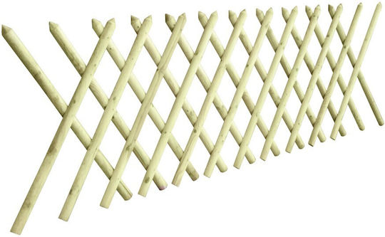 Showood Ξύλινος Φράχτης σε Μπεζ Χρώμα 1x2.5m