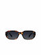 Meller Kessie Sunglasses with Tigris Carbon Tartaruga Plastic Frame and Black Polarized Lens KES-TIGCAR