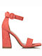 Envie Shoes Sandale dama cu Chunky Toc Inalt in Culorea Fuchsia