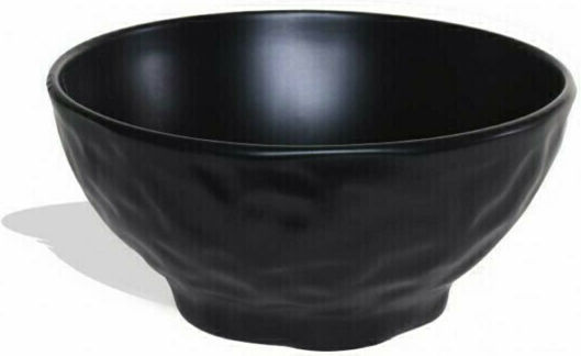 Marva Αfrιcα Serving Bowl Round Ceramic Black with Diameter 15cm