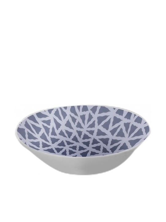 TnS Porcelain Salad Bowl Blue 23x23cm