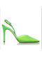 Pumps mit Stiletto-Absatz Grün