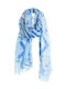 Ble Resort Collection Women's Scarf Light Blue 5-43-304-0166