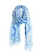 Ble Resort Collection Women's Scarf Light Blue