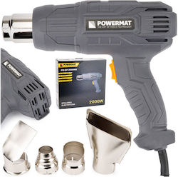 Powermat PM-OP-2000MN Топло Въздушно Пистолет 2000W с Настройка до 600°C