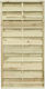 Showood Economy Wooden Fence Panel in Beige Col...