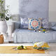 Kentia Victoria Armchair Throw 170x180cm 08 Blue