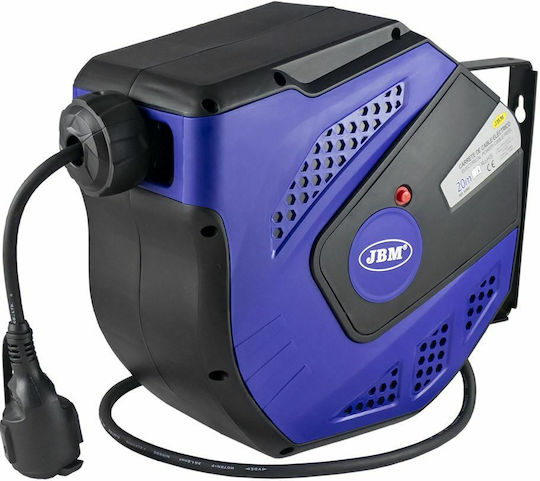JBM 1 Platz mit Kabel 20m Wasserdicht Blau