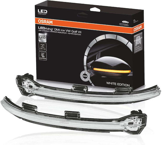 Osram Φλας για Volkswagen Golf 7 VII / 7.5 FL / Touran II White 2τμχ