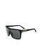Spy Flynn Unisex Sunglasses with Black Plastic Frame and Black Lens 670323973863