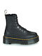 Jadon III Leather Women's Ankle Boots with Medium Heel Black