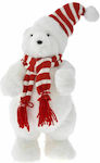 Iliadis Christmas Figure Bear White Height 44cm