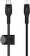 Belkin Braided USB-C to Lightning Cable 15W Μαύ...