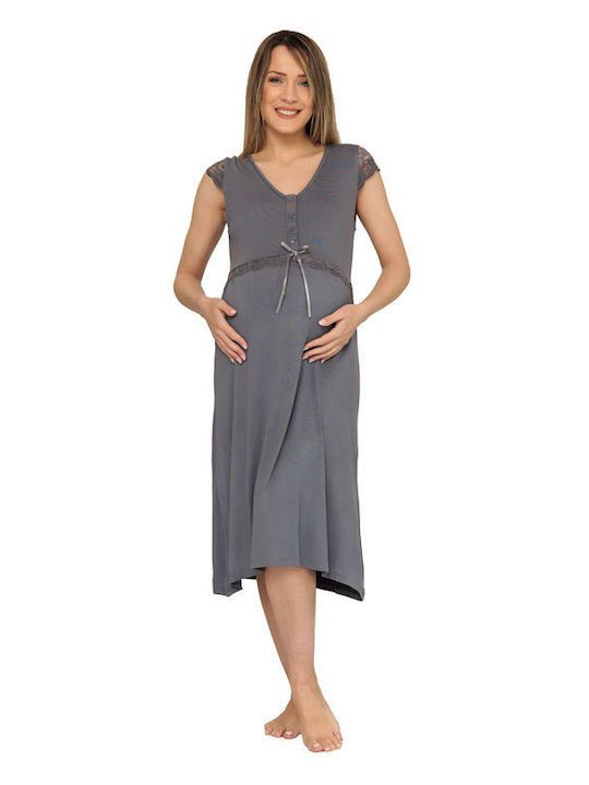 Maternity and Nursing Nightgown (28056-2)