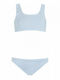 Blu4u Costum de baie pentru copii Bikini Albastru deschis