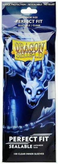 Dragon Shield Inner Sleeve Japanese Size 100τμχ Clear 13251
