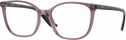 Vogue Women's Acetate Purple Prescription Eyegl...