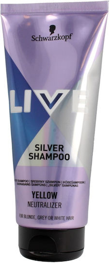 Schwarzkopf Live Silver Shampoos Shine for All Hair Types 200ml