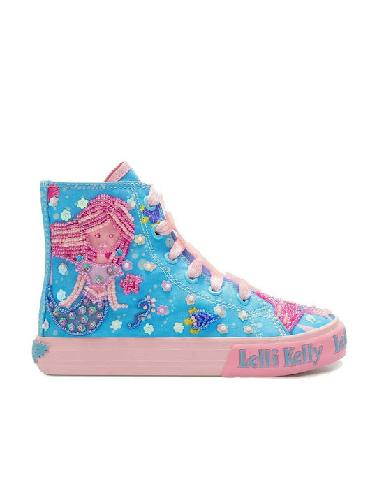 Lelli Kelly Παιδικά Sneakers High Ανατομικά Πολύχρωμα