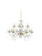 Ondaluce Chandelier Candlestick 12xE14 Transparent 85cm LP.BRIGIDA/12
