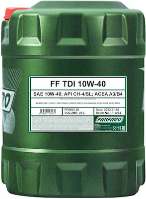 Fanfaro TDI Car Lubricant 10W-40 20lt