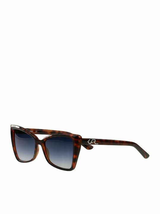 Karl Lagerfeld Women Sunglasses with Brown Horn...