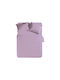 Nef-Nef Σεντόνι King Size με Λάστιχο 180x200x35εκ. Basic 1159 Lavender