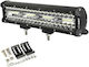 NovSight Waterproof LED Lightbar Universal 12/24V 240W 30.5cm with White Lighting 1pcs