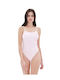 Emerson One-Piece Swimsuit with Open Back Light Pink