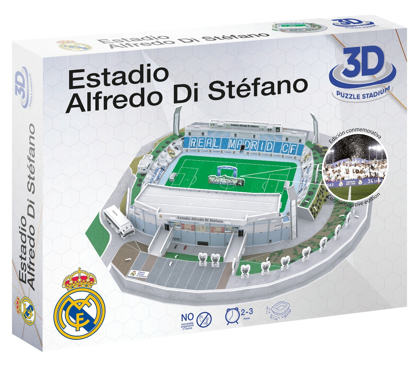 Puzzle Estadio Alfredo di Stéfano Real Madrid 3D 89 Κομμάτια 100-101 ...