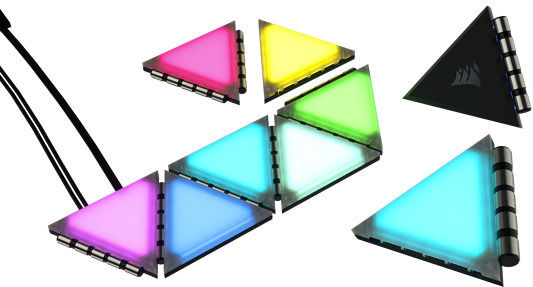 Corsair iCue LC100 Case Accent Lighting Panels Kit LED CL-9011115-WW