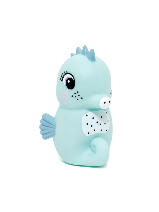 Petit Monkey Παιδικό Διακοσμητικό Φωτιστικό Seahorse Μπλε 9x9x14εκ.