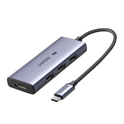 Ugreen CM500 USB-C Docking Station with HDMI 4K Gray