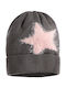 Kids Beanie Knitted Gray