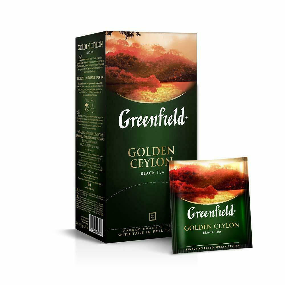 Greenfield Tea Μαύρο Τσάι Golden Ceylon 25 Φακελάκια 50gr Skroutz.gr