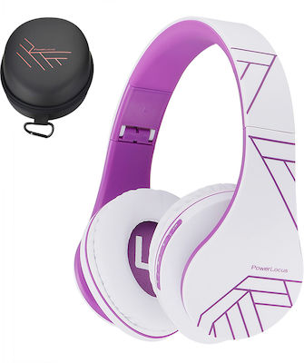 PowerLocus P2 Wireless/Wired Over Ear Headphones Whitά