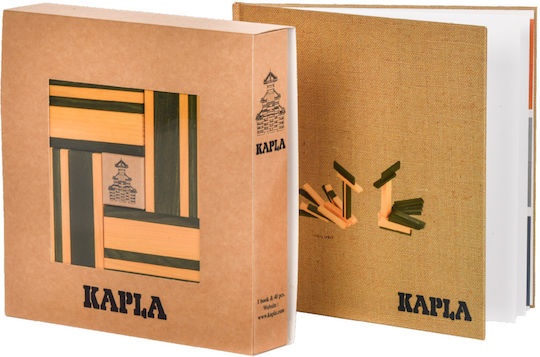 Kapla Παιχνίδι Κατασκευών Ξύλινo Book and Colours για Παιδιά 2+ Ετών