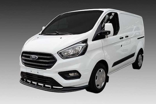 Motordrome Spoiler Auto Vorderseite Ford Transit Custom 2012+ Frontspoiler (2018 - heute) Facelift ABS-Kunststoff Kompatibel mit Ford Transit Custom