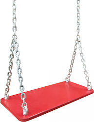 Wooden Hanging Swing for 3+ years Red