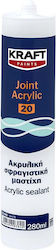 Kraft Joint Acrylic 20 Acrylic Mastic White 280ml