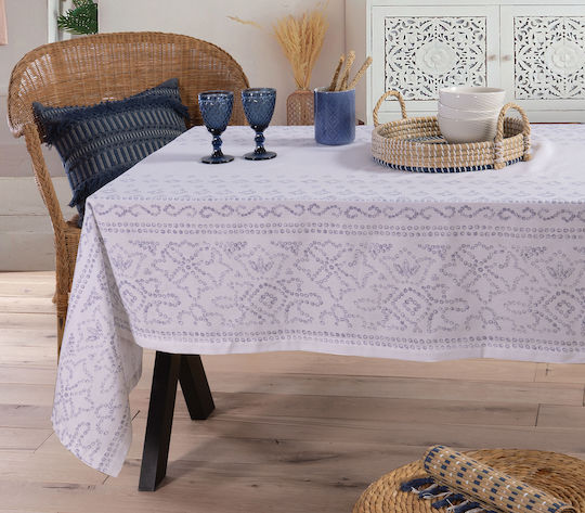 Nef-Nef Homeware Τραπεζομάντηλο Mysterious Blue 140x180εκ.