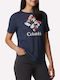 Bluebird Day Γυναικείο T-shirt Πεζοπορίας Navy Μπλε