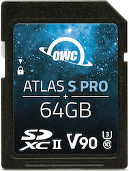 OWC Atlas S Pro SDXC 64GB Clasa 10 U3 V90 UHS-II