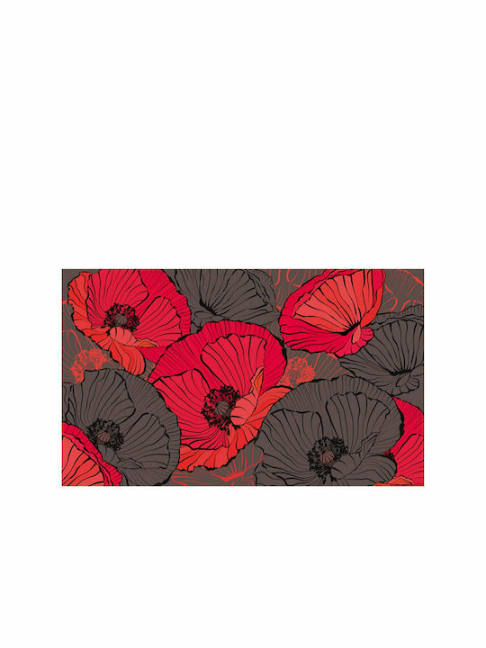 Fototapet de Perete 450x270cm Pleated Poppies Tesatura