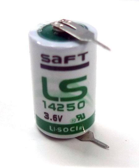 Saft LiSoCl2 LS14250 2PF 1/2AA Μπαταρία Λιθίου CR14250 3.6V 1τμχ