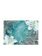 Autocolantă Fototapet de Perete 147x105cm Wings Turquoise Turcoaz