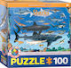 Παιδικό Puzzle Sharks World για 5+ Ετών 100pcs Eurographics