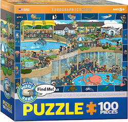 Παιδικό Puzzle Crazy Aquarium για 5+ Ετών 100pcs Eurographics