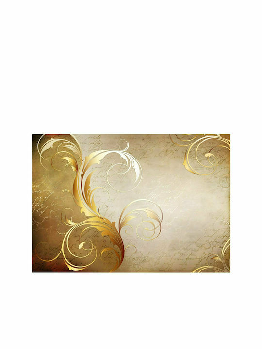 Fototapet de Perete 350x245cm Gold Leaf Tesatura Aurie